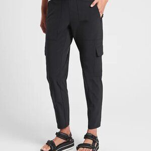Athleta Chelsea Cargo pant, size 12 Tall, grey
